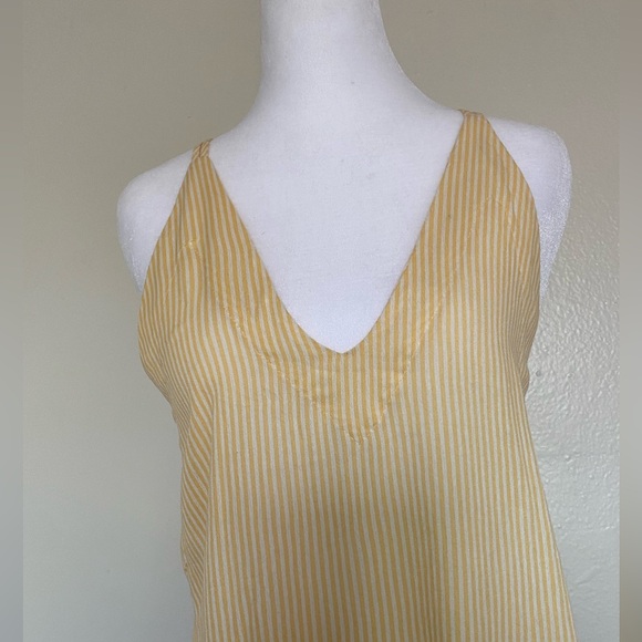 Lulu's Yellow and White Striped‎ Dress women size XS - Picture 3 of 10